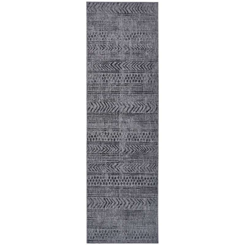 Reversible Geometric Indoor - Outdoor Flatweave Rug - Bargainia.com - 