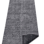 Reversible Geometric Indoor - Outdoor Flatweave Rug - Bargainia.com - 