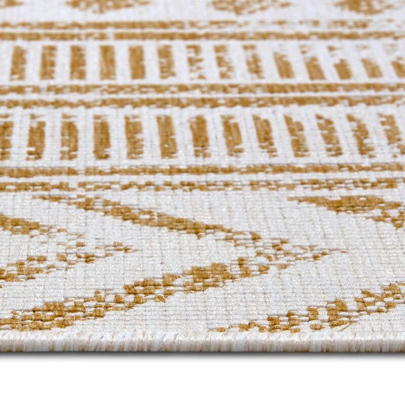 Reversible Geometric Indoor - Outdoor Flatweave Rug - Bargainia.com - 