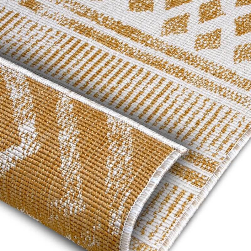 Reversible Geometric Indoor - Outdoor Flatweave Rug - Bargainia.com - 4262377777626 - 105787-80x150
