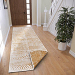 Reversible Geometric Indoor - Outdoor Flatweave Rug - Bargainia.com - 