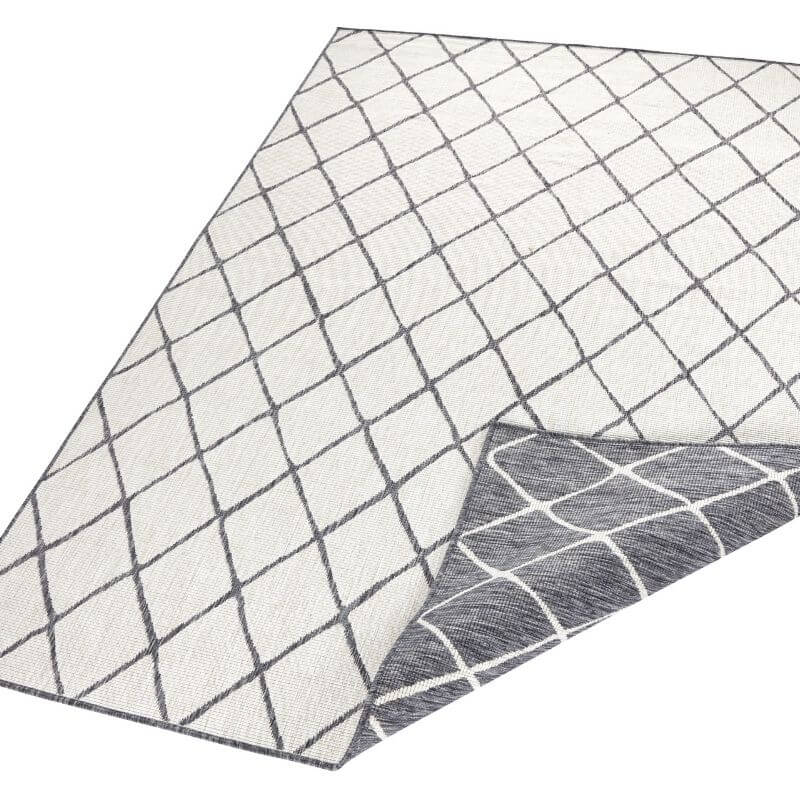 Reversible Indoor - Outdoor Geometric Flatweave Rug - Bargainia.com - 