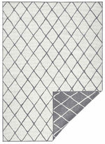 Reversible Indoor - Outdoor Geometric Flatweave Rug - Bargainia.com - 