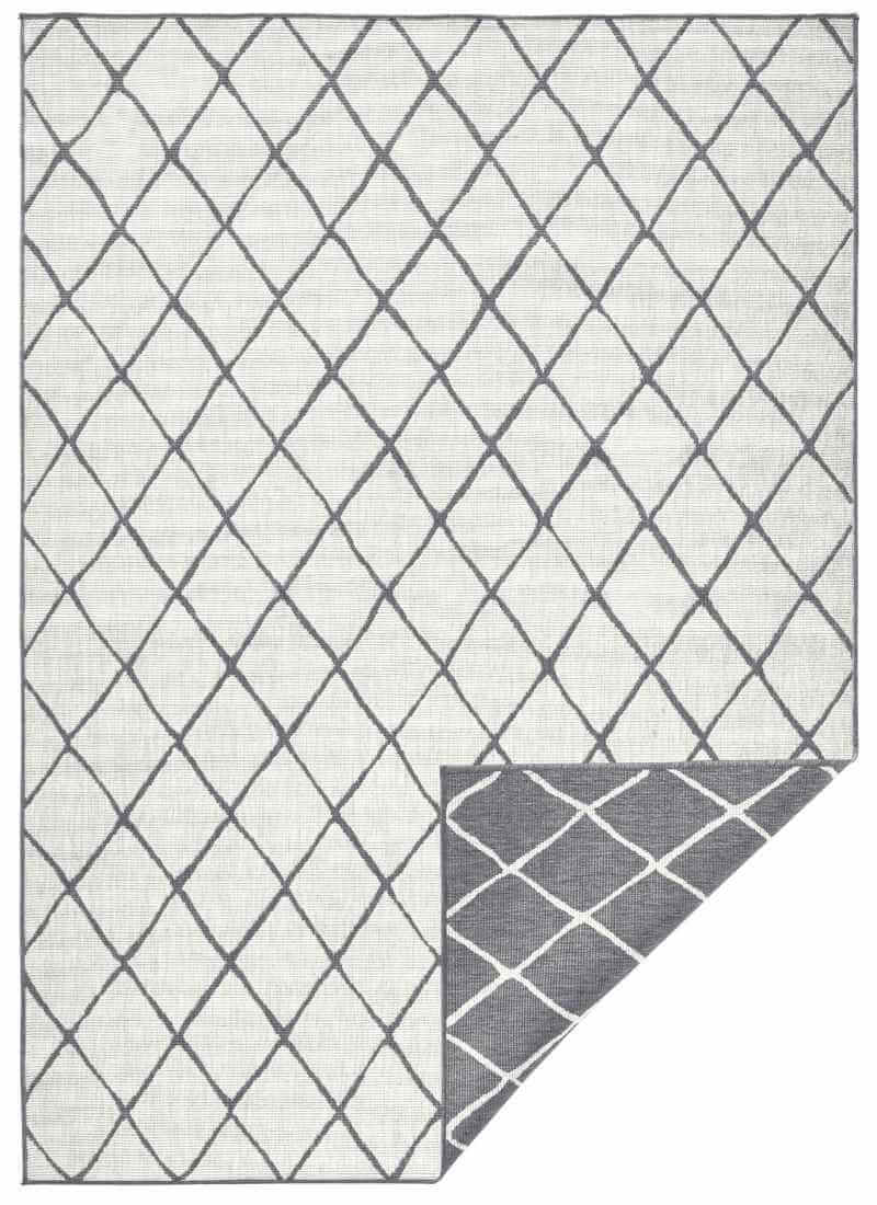 Reversible Indoor - Outdoor Geometric Flatweave Rug - Bargainia.com - 