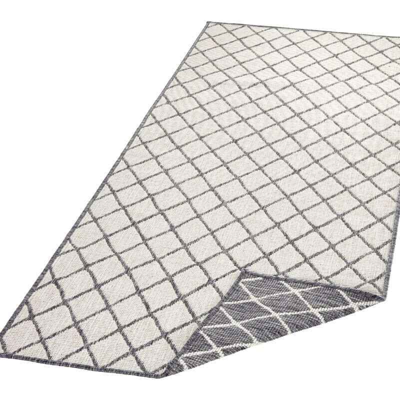 Reversible Indoor - Outdoor Geometric Flatweave Rug - Bargainia.com - 