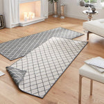 Reversible Indoor - Outdoor Geometric Flatweave Rug - Bargainia.com - 