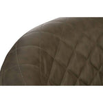 Richy Brown Leather Effect Accent Chair - Bargainia.com - 5018705414355