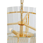 Ritz Six Bulb Glass Pendant Light - Bargainia.com - 5018705493152
