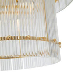 Ritz Six Bulb Glass Pendant Light - Bargainia.com - 5018705493152