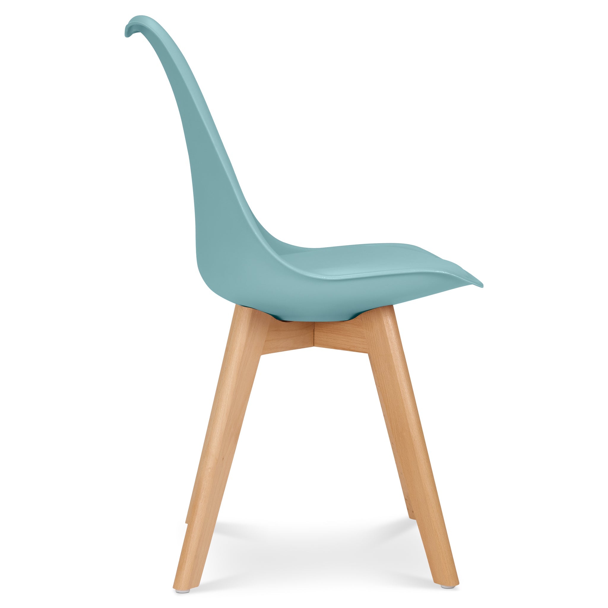 Rocco Tulip Dining Chairs - Duck Egg Blue Bargainia