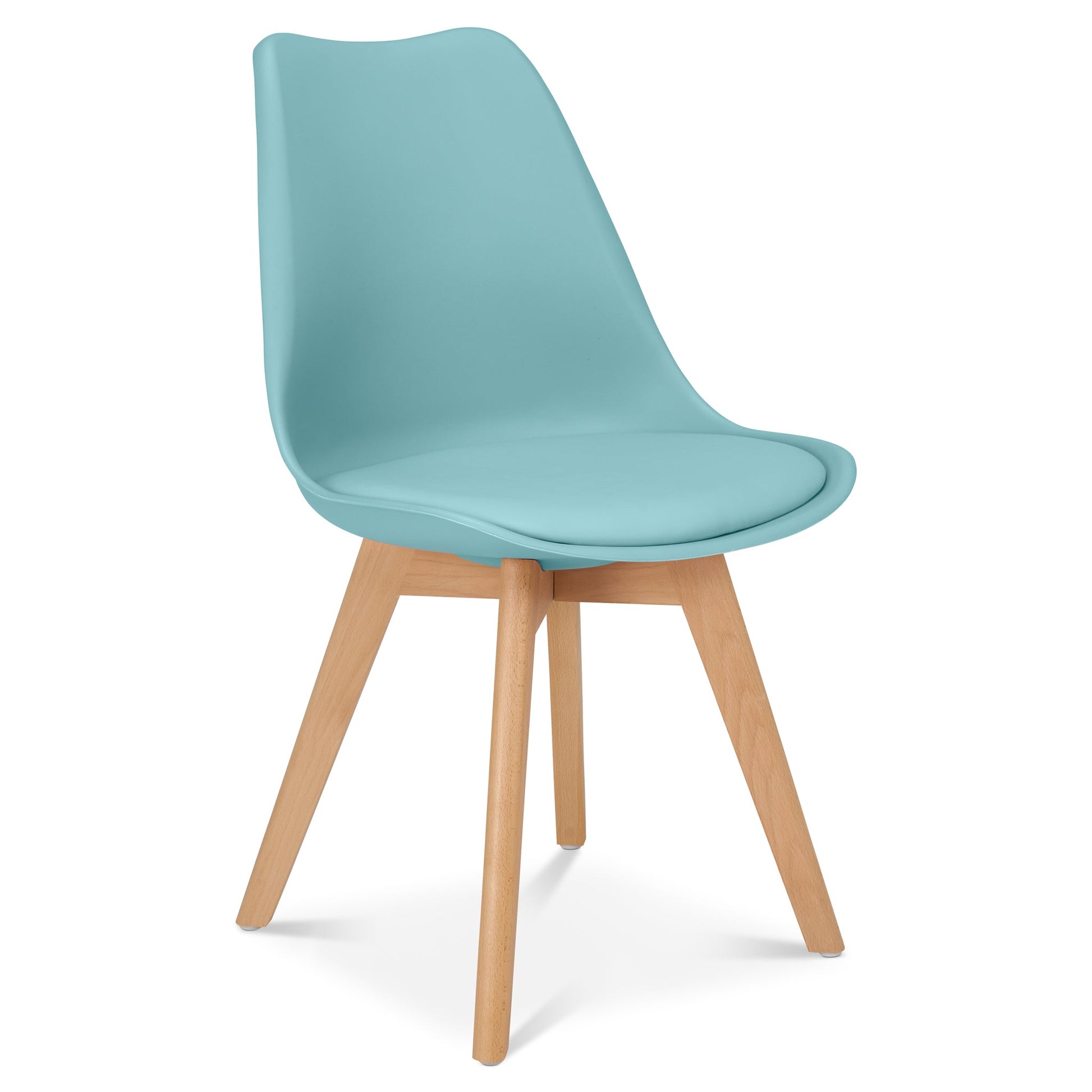 Rocco Tulip Dining Chairs - Duck Egg Blue Bargainia