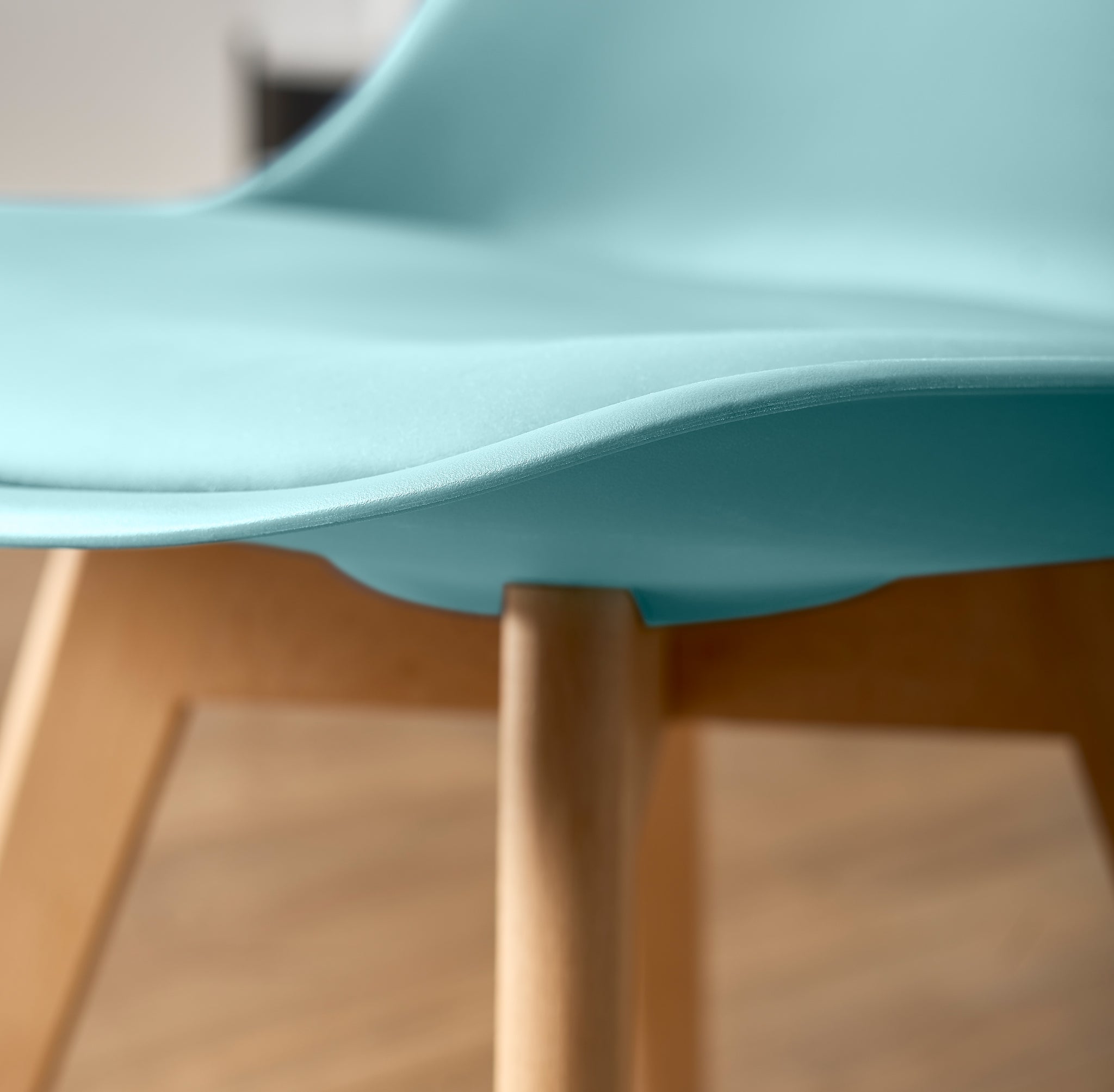 Rocco Tulip Dining Chairs - Duck Egg Blue Bargainia