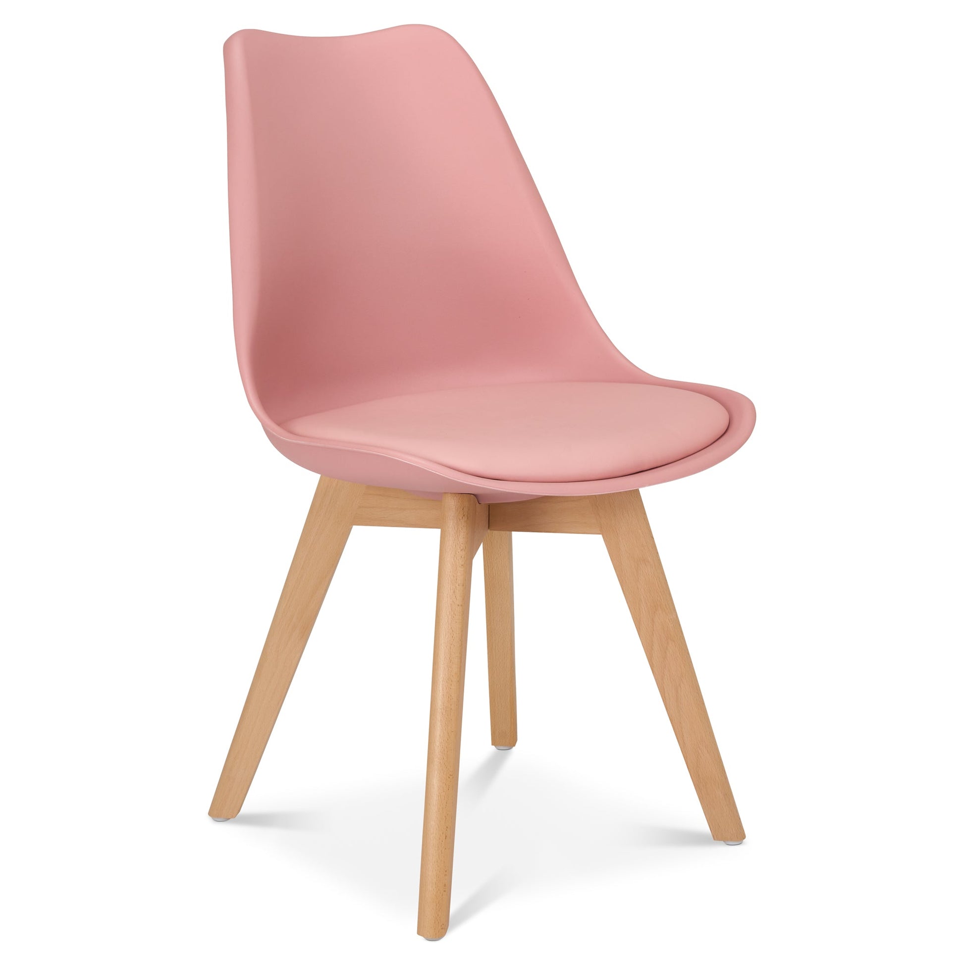 Rocco Tulip Dining Chairs - Dusty Pink Bargainia