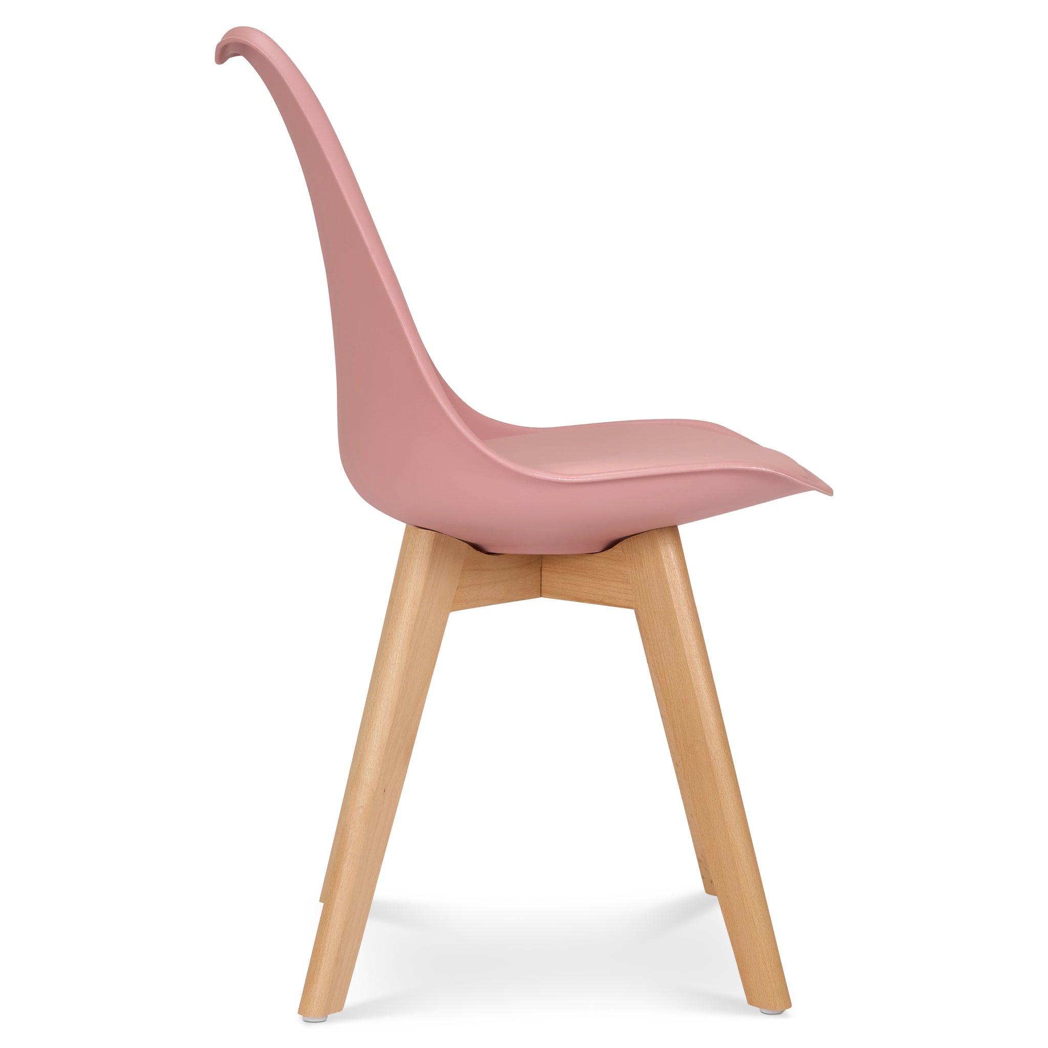 Rocco Tulip Dining Chairs - Dusty Pink Bargainia
