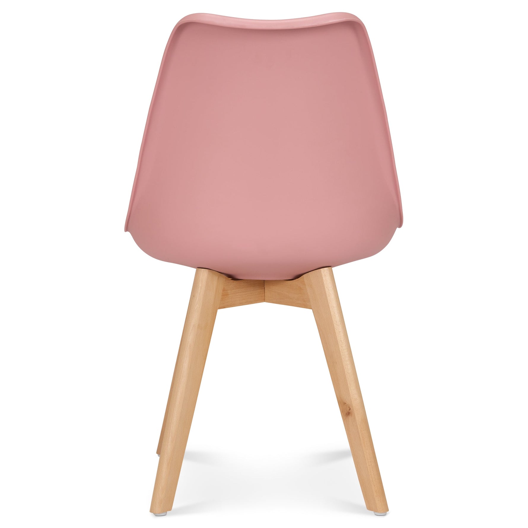 Rocco Tulip Dining Chairs - Dusty Pink - Bargainia.com - 