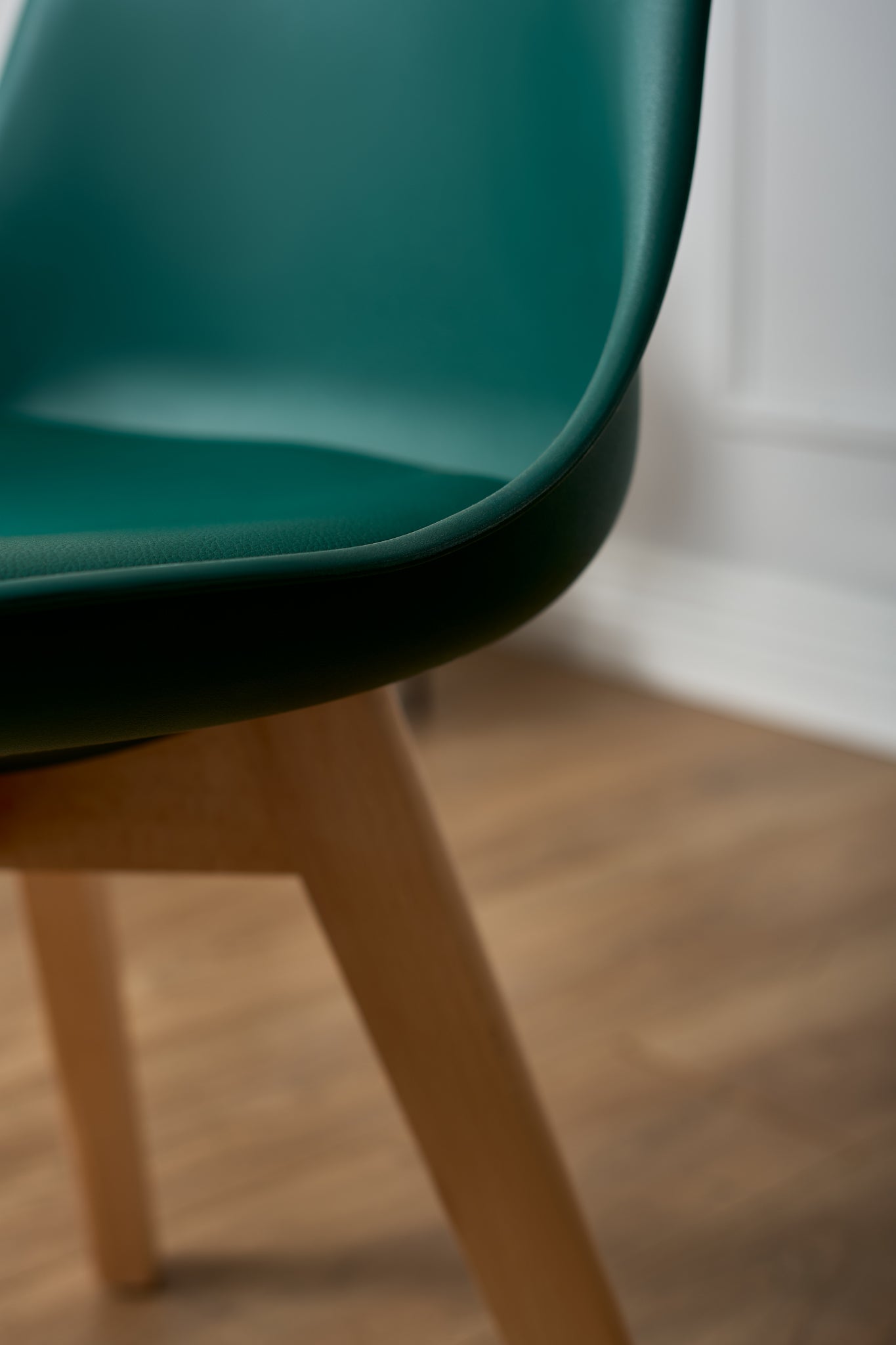 Rocco Tulip Dining Chairs - Forest Green - Bargainia.com - 