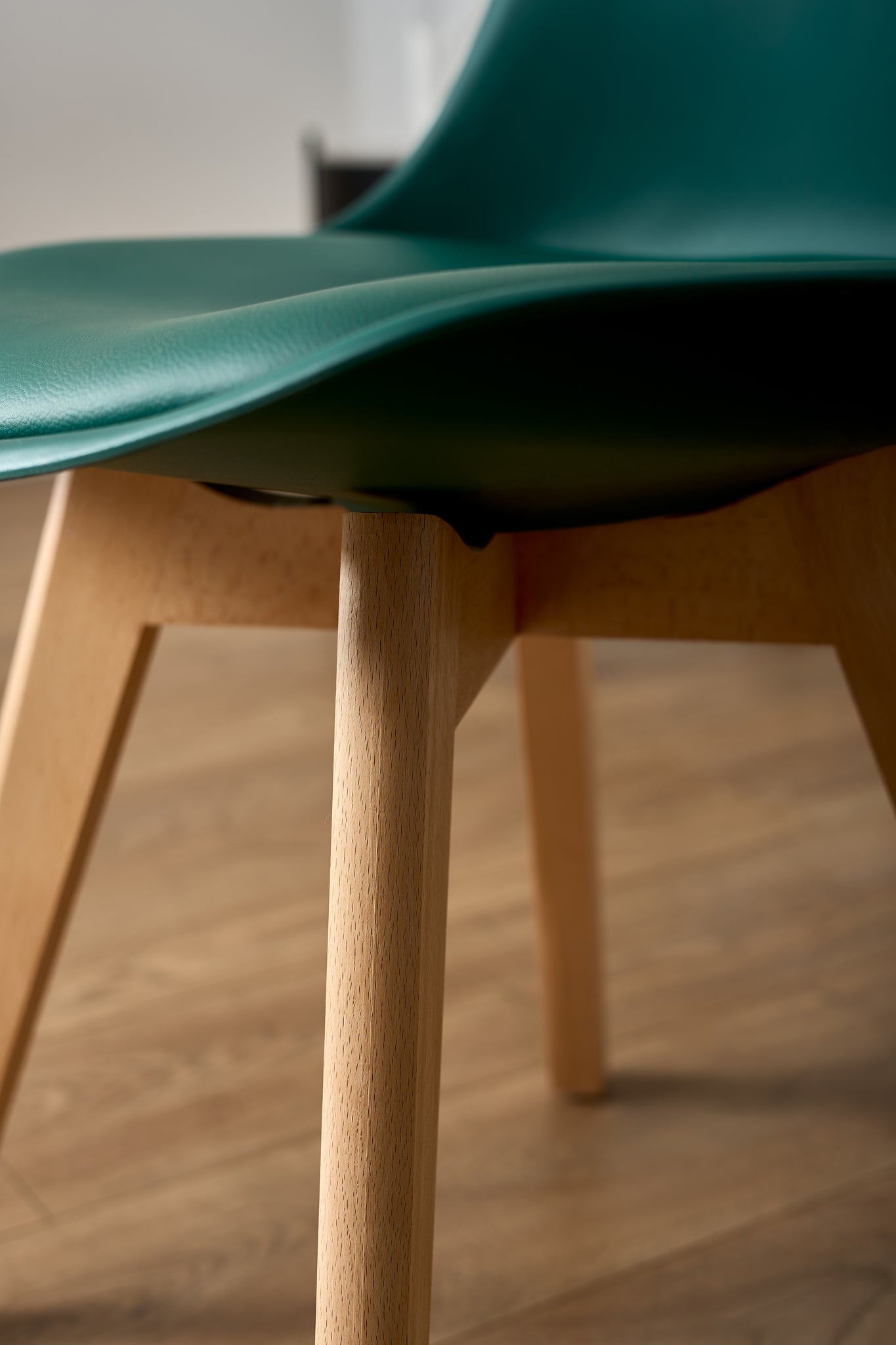 Rocco Tulip Dining Chairs - Forest Green Bargainia