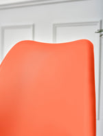 Rocco Tulip Dining Chairs - Orange - Bargainia.com - 5056536135179
