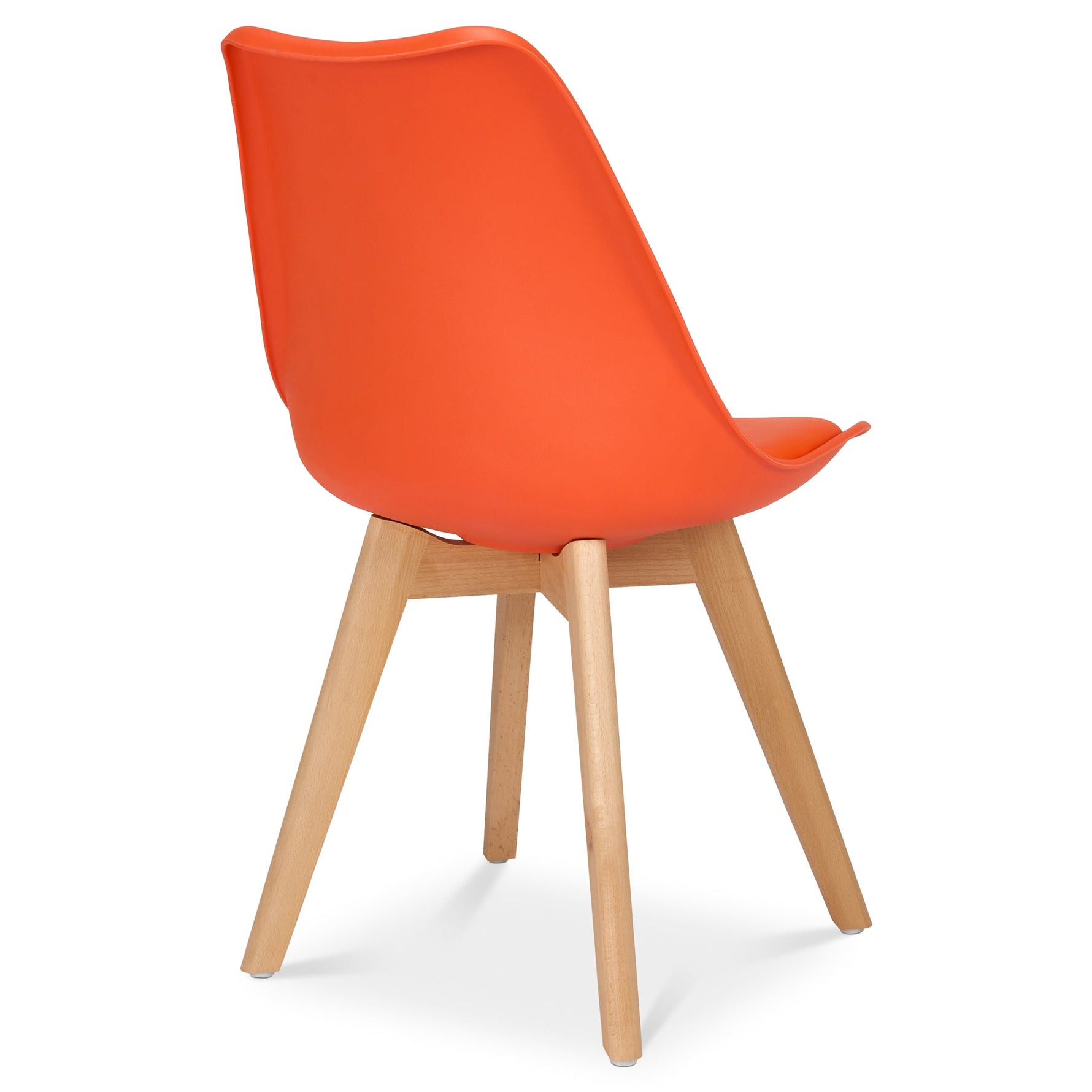 Rocco Tulip Dining Chairs - Orange - Bargainia.com - 5056536135179