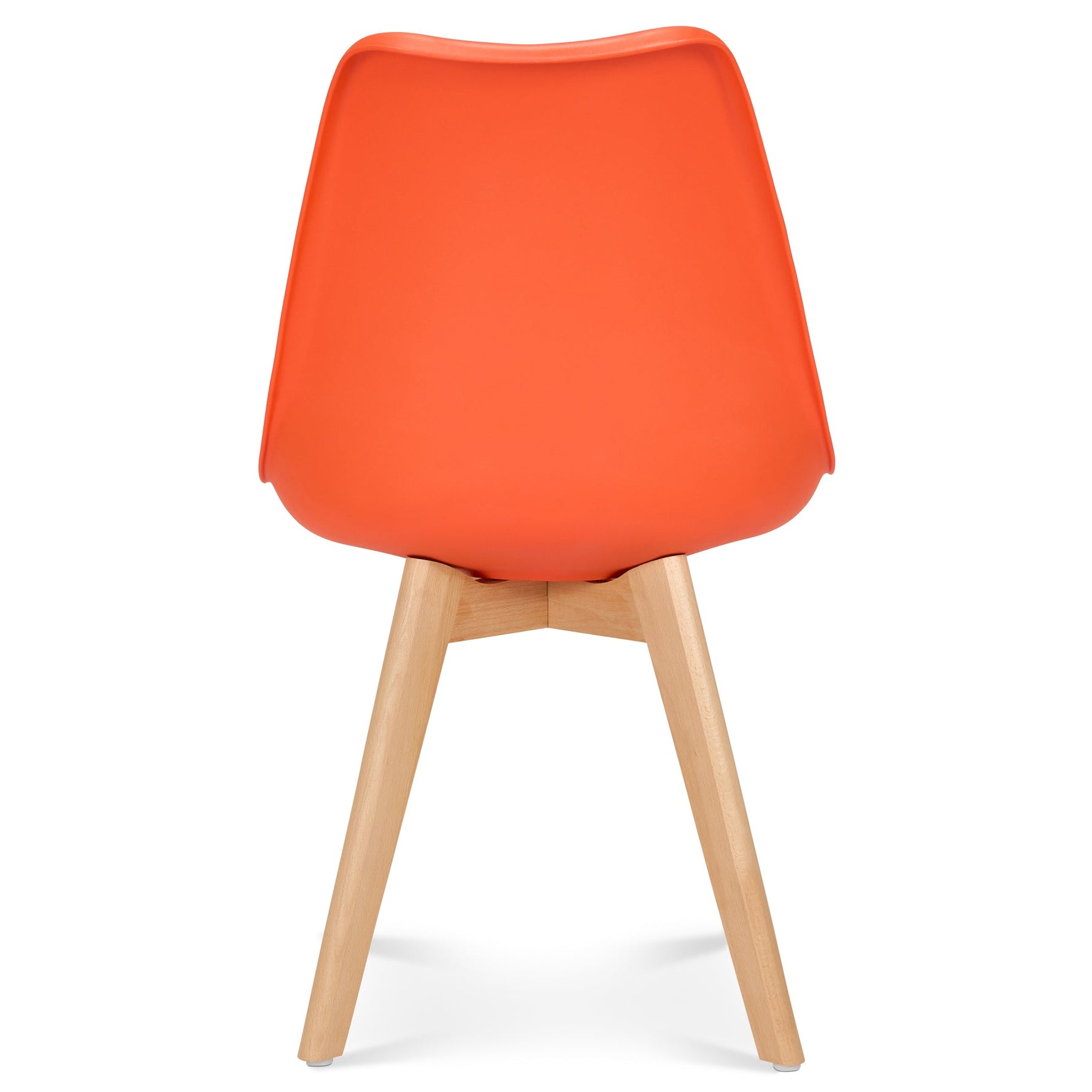 Rocco Tulip Dining Chairs - Orange - Bargainia.com - 5056536135179