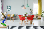 Rocco Tulip Dining Chairs - Red - Bargainia.com - 5056536135018