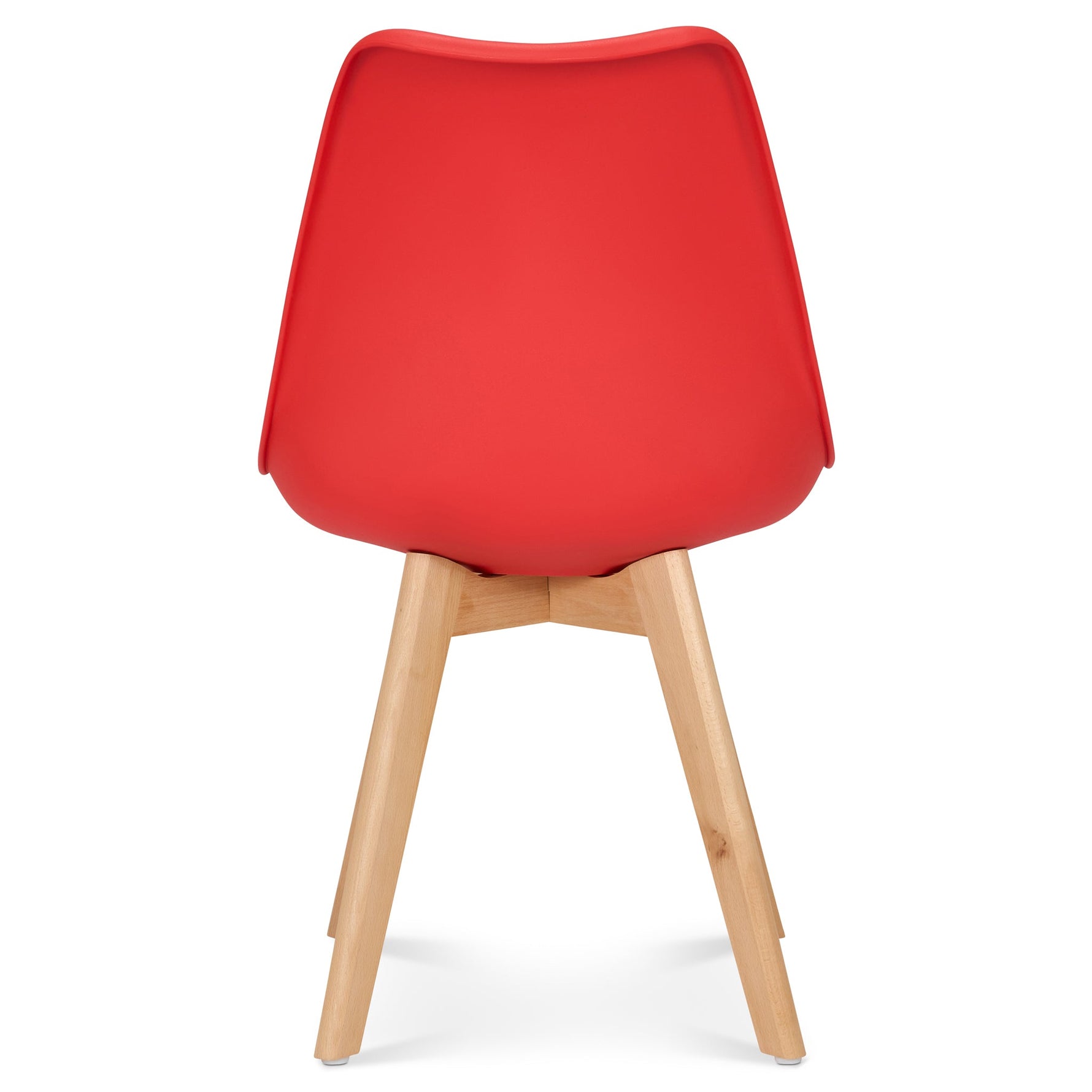 Rocco Tulip Dining Chairs - Red - Bargainia.com - 5056536135018