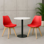 Rocco Tulip Dining Chairs - Red - Bargainia.com - 5056536135018