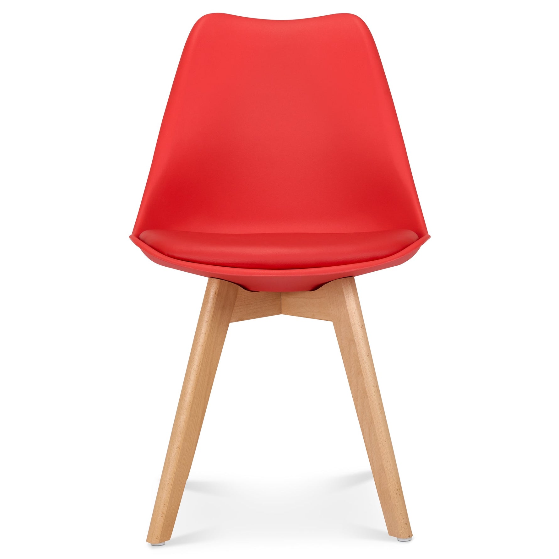Rocco Tulip Dining Chairs - Red - Bargainia.com - 5056536135131