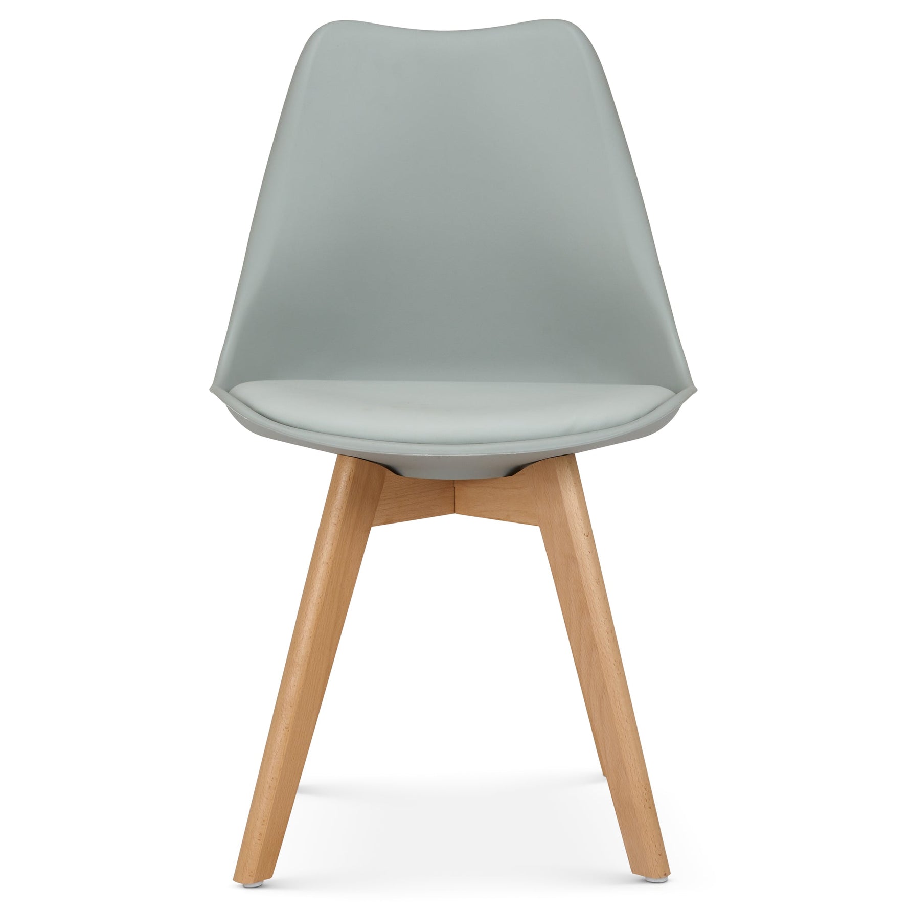 Rocco Tulip Dining Chairs - Silver - Bargainia.com - 