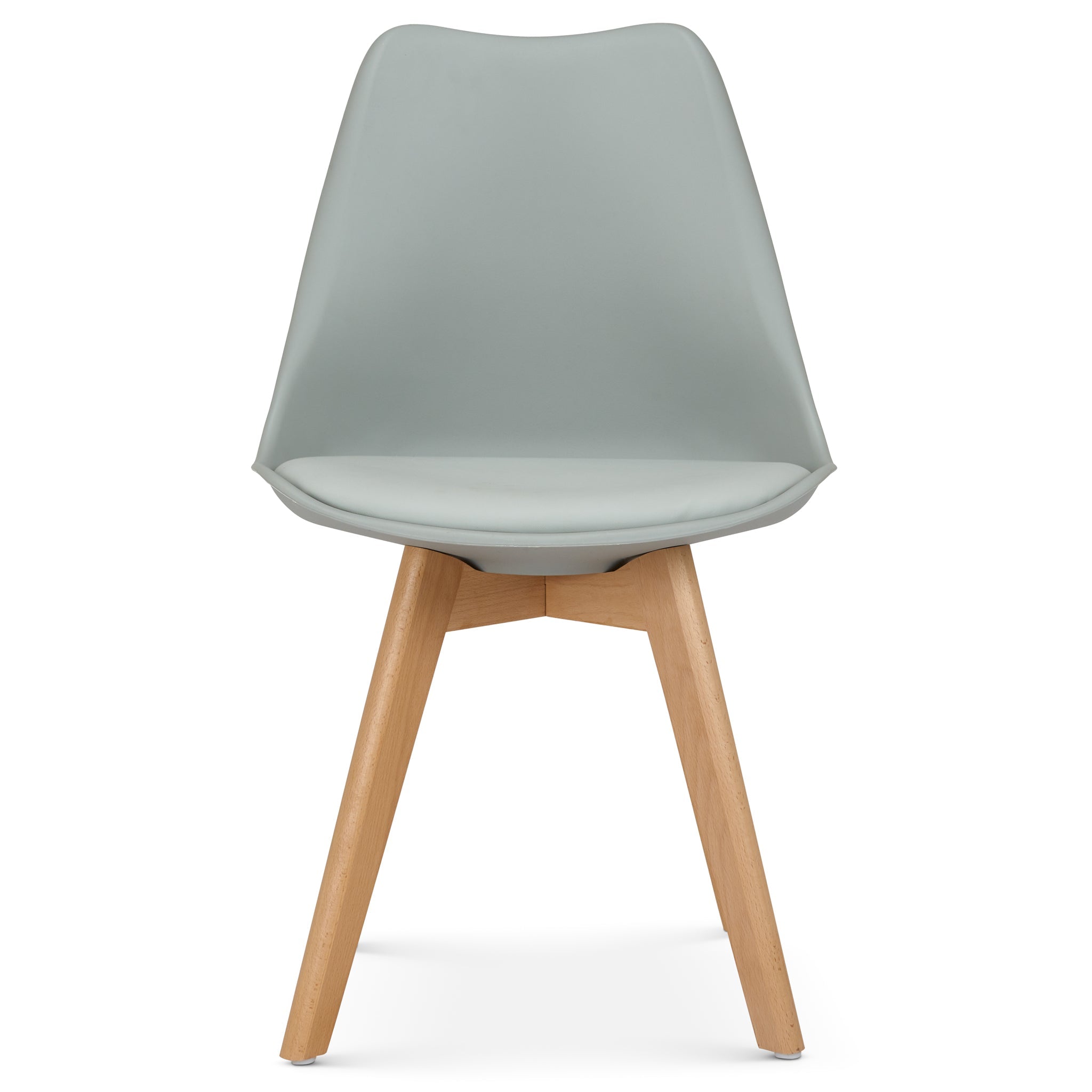 Rocco Tulip Dining Chairs - Silver Bargainia Single