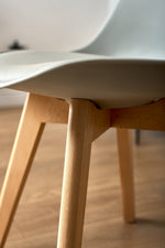 Rocco Tulip Dining Chairs - Silver - Bargainia.com - 