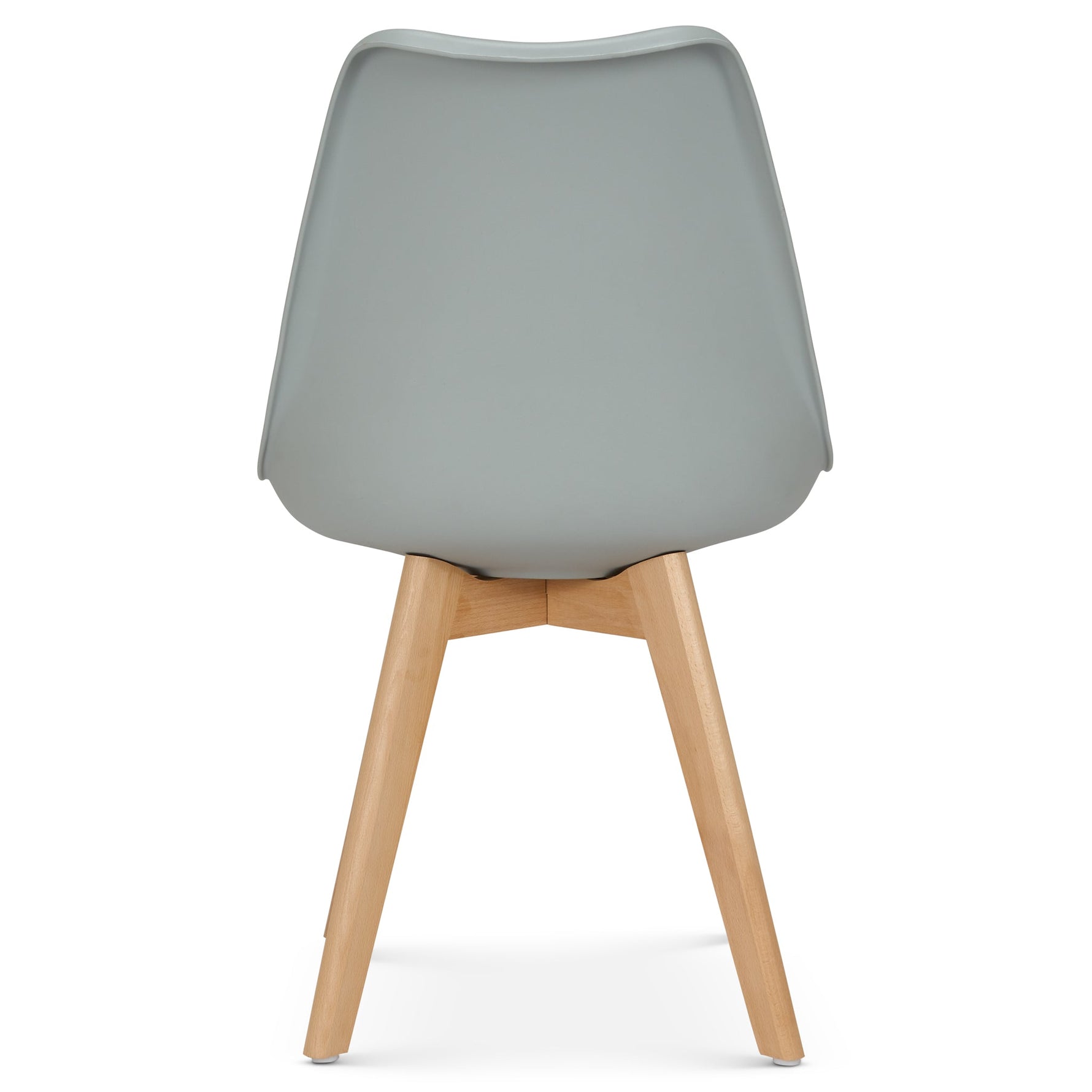 Rocco Tulip Dining Chairs - Silver - Bargainia.com - 