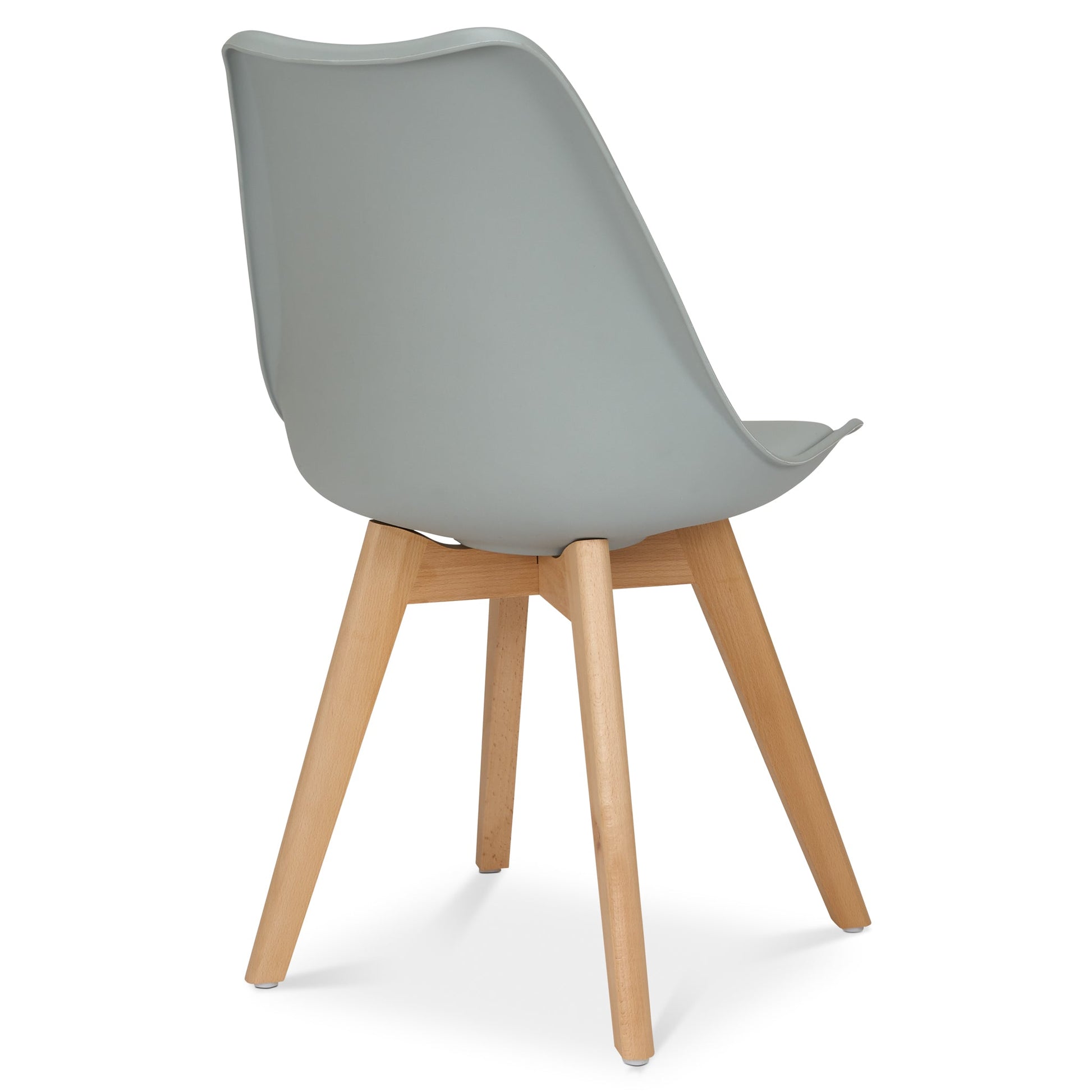 Rocco Tulip Dining Chairs - Silver Bargainia