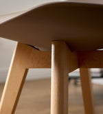 Rocco Tulip Dining Chairs - Taupe - Bargainia.com - 