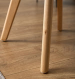 Rocco Tulip Dining Chairs - Taupe - Bargainia.com - 