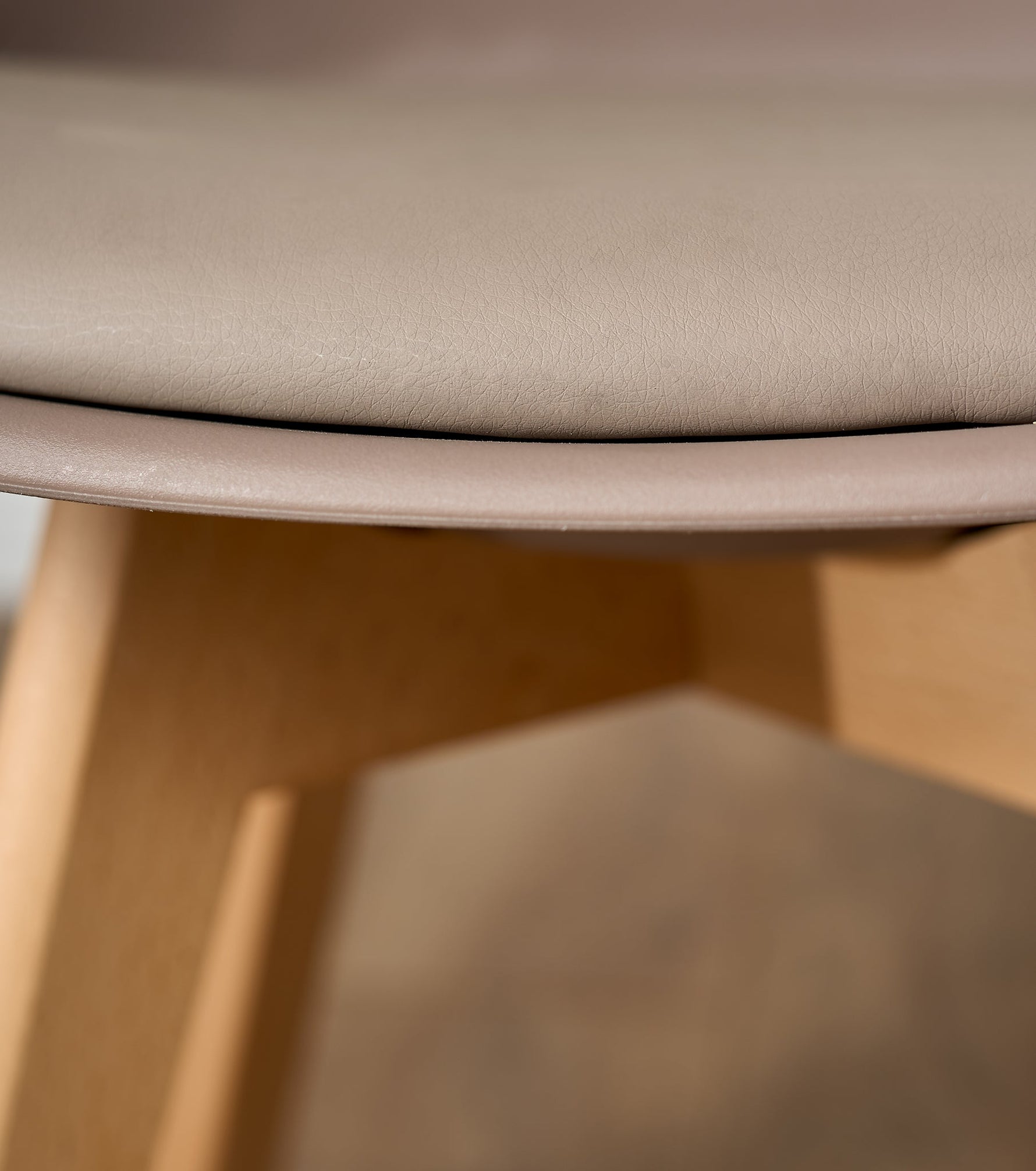 Rocco Tulip Dining Chairs - Taupe - Bargainia.com - 