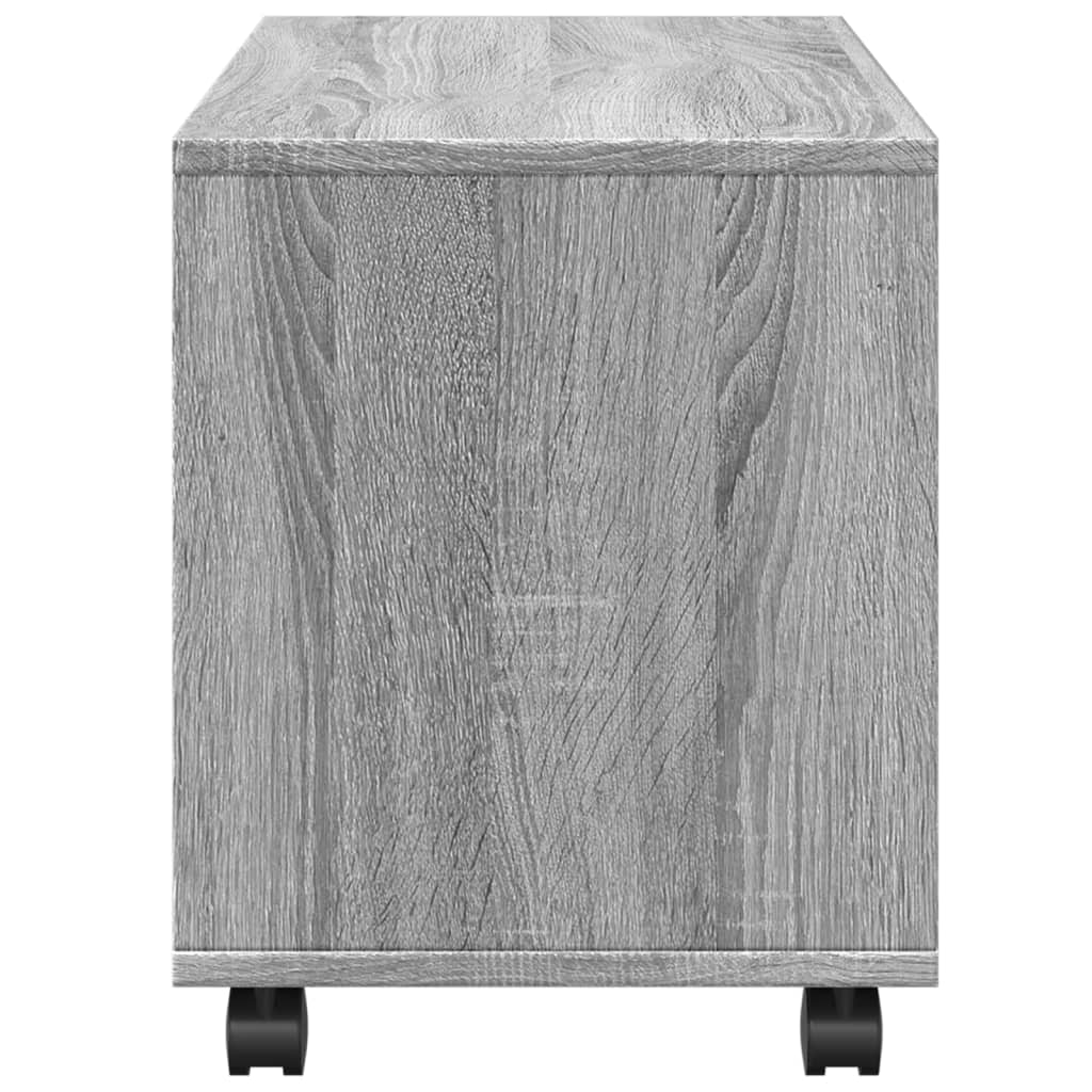  Rolling Cabinet Grey Sonoma 72x33x42.5 cm Engineered Wood - Bargainia.com - 8721158360076 - 853142