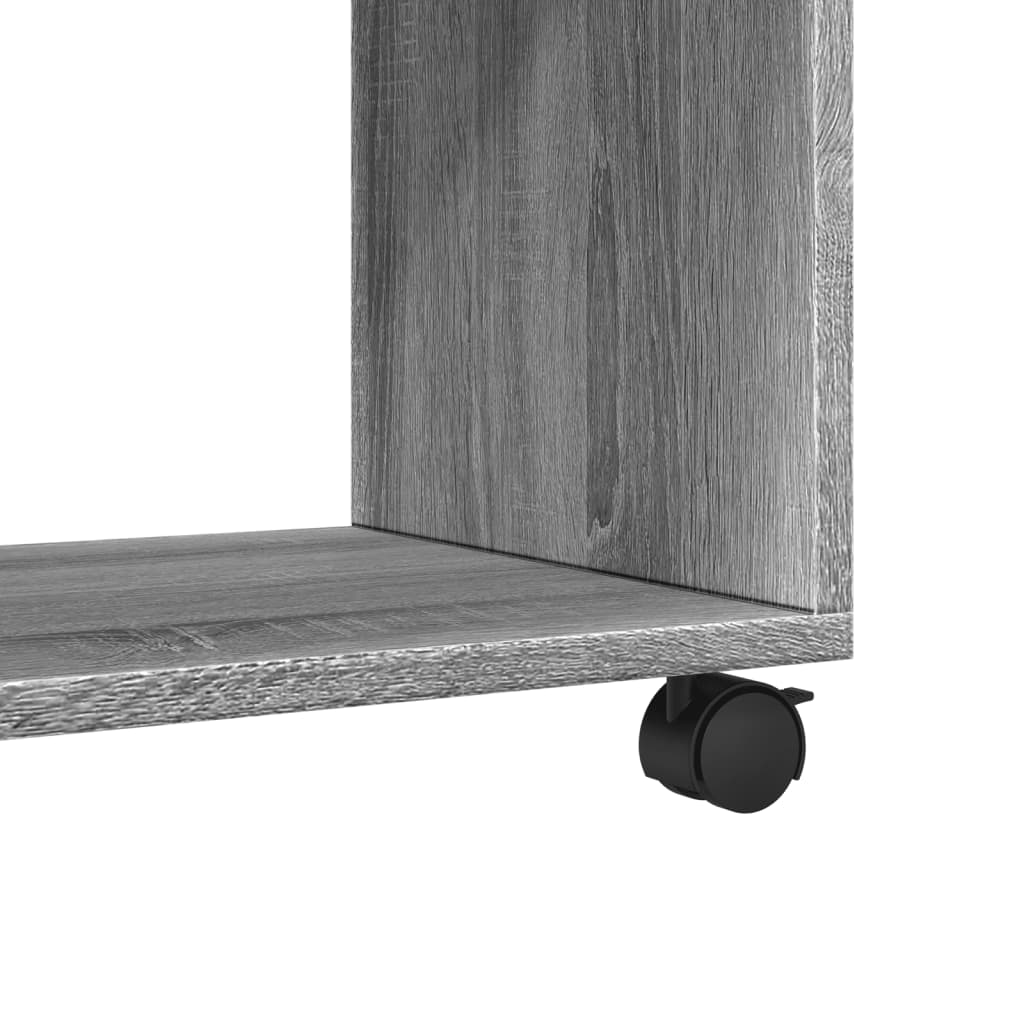  Rolling Cabinet Grey Sonoma 72x33x42.5 cm Engineered Wood - Bargainia.com - 8721158360076 - 853142