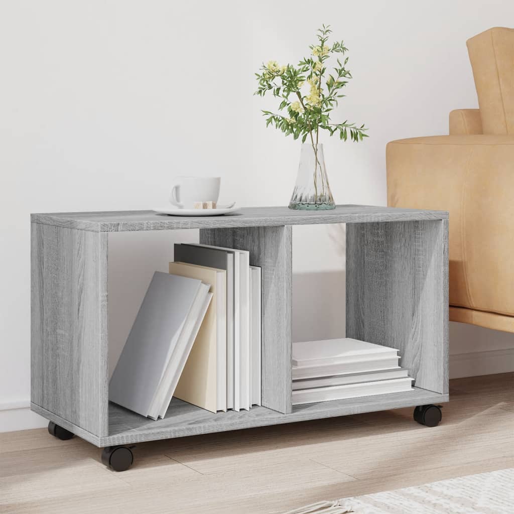  Rolling Cabinet Grey Sonoma 72x33x42.5 cm Engineered Wood - Bargainia.com - 8721158360076 - 853142