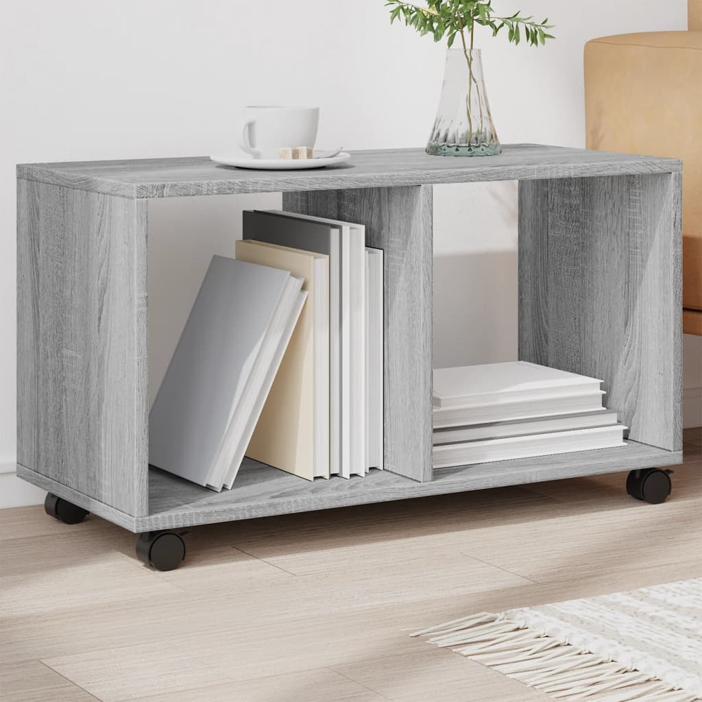  Rolling Cabinet Grey Sonoma 72x33x42.5 cm Engineered Wood - Bargainia.com - 8721158360076 - 853142