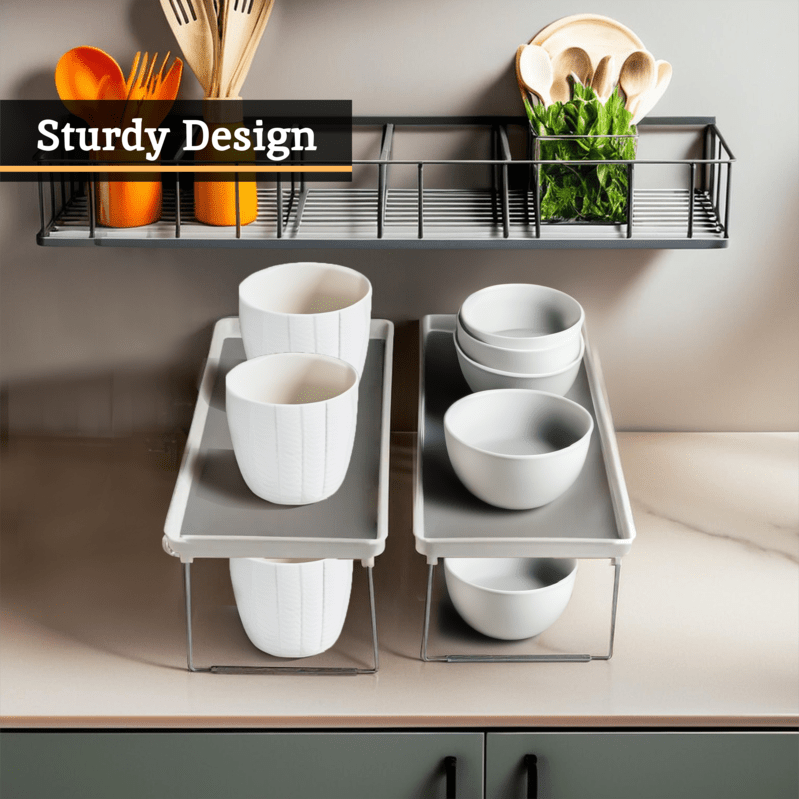 Romm Set Of Two Foldable Cabinet Racks - Bargainia.com - 5018705954608