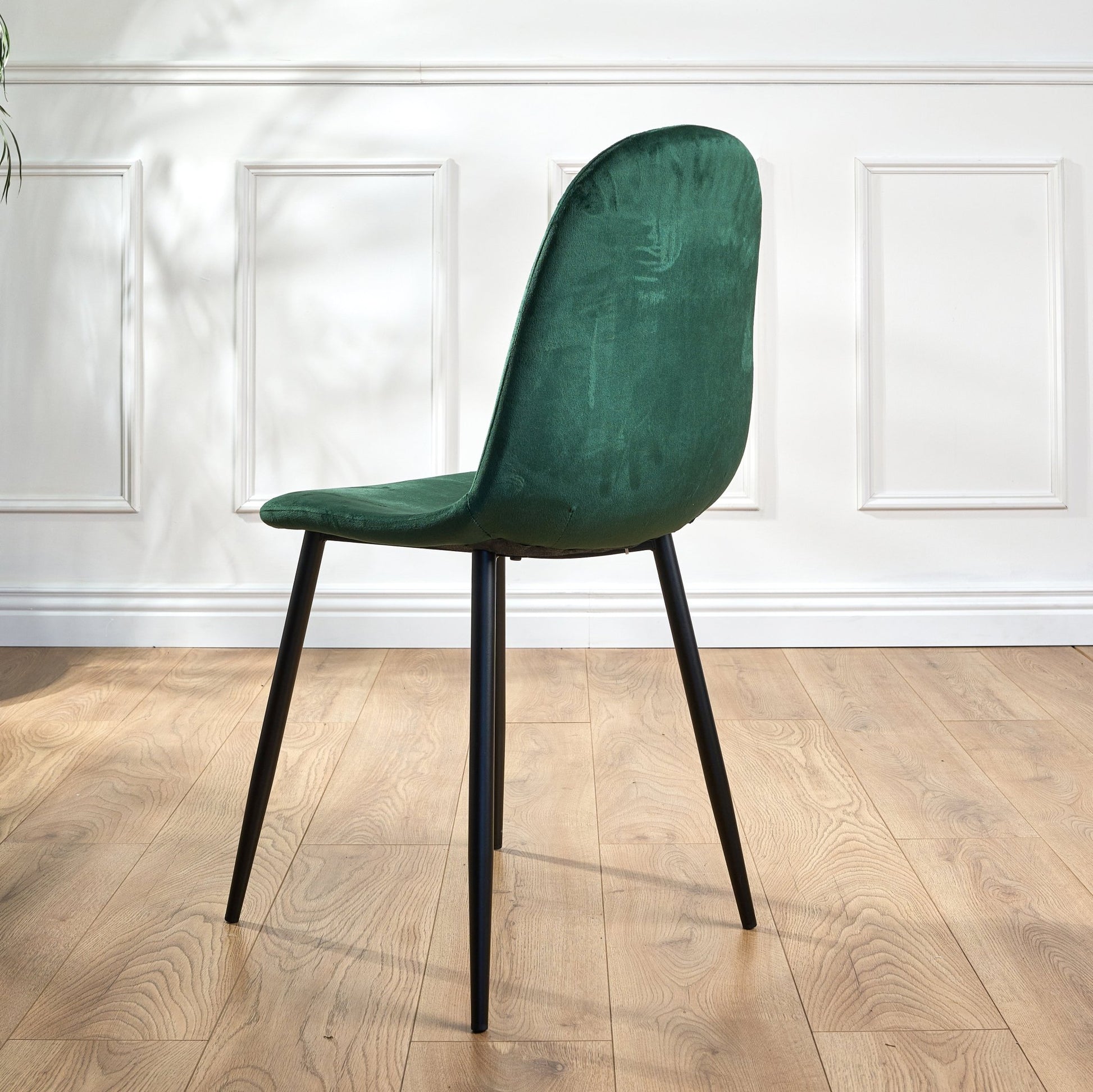 Ron Dining Chair - Emerald Green Velvet Clearance