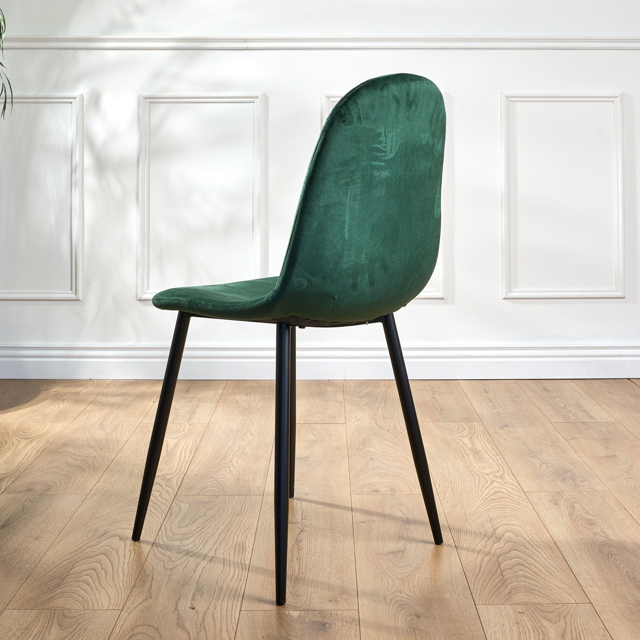Ron Dining Chair - Emerald Green Velvet Clearance