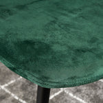 Ron Dining Chair - Emerald Green Velvet - Bargainia.com - 