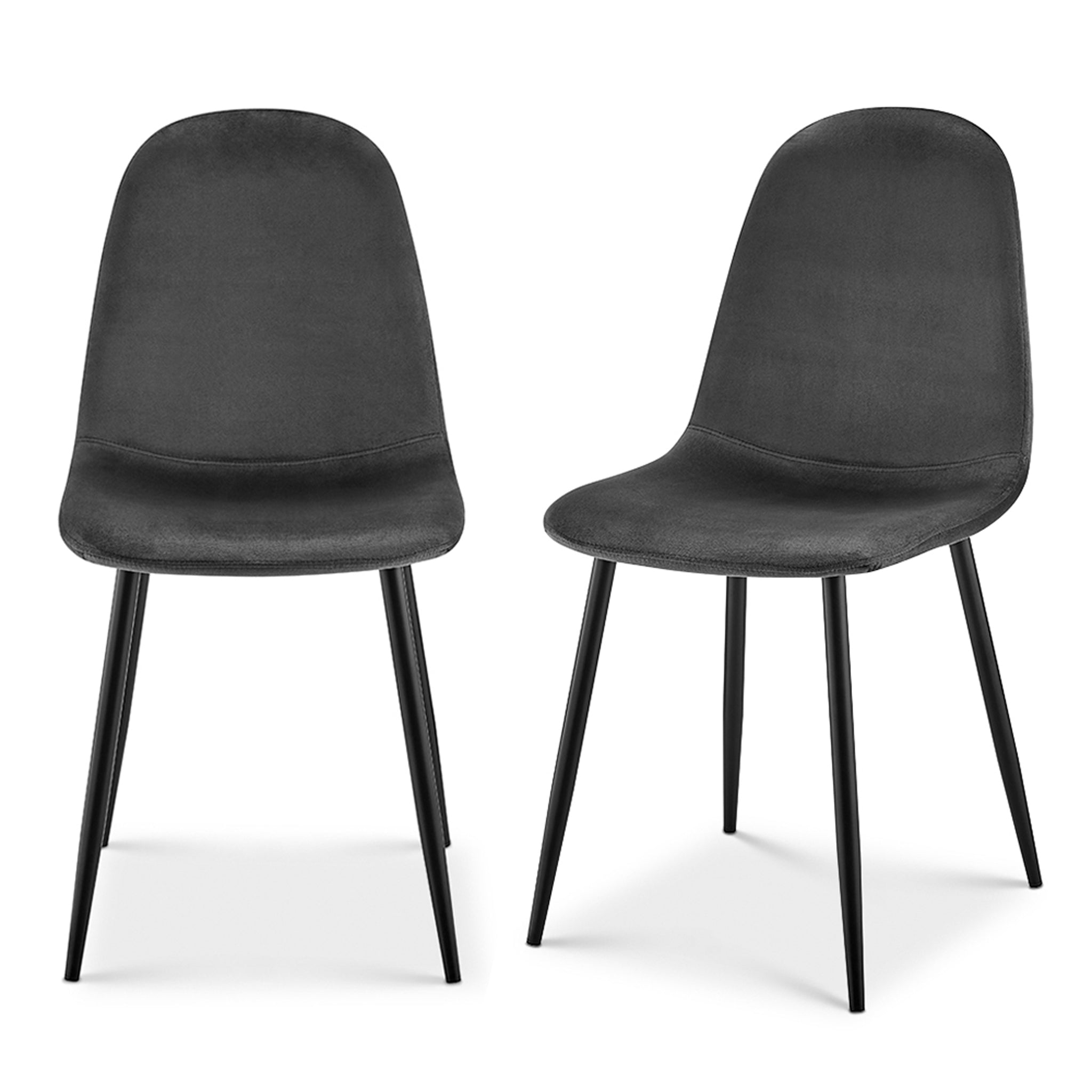 Ron Dining Chair - Grey Velvet Clearance