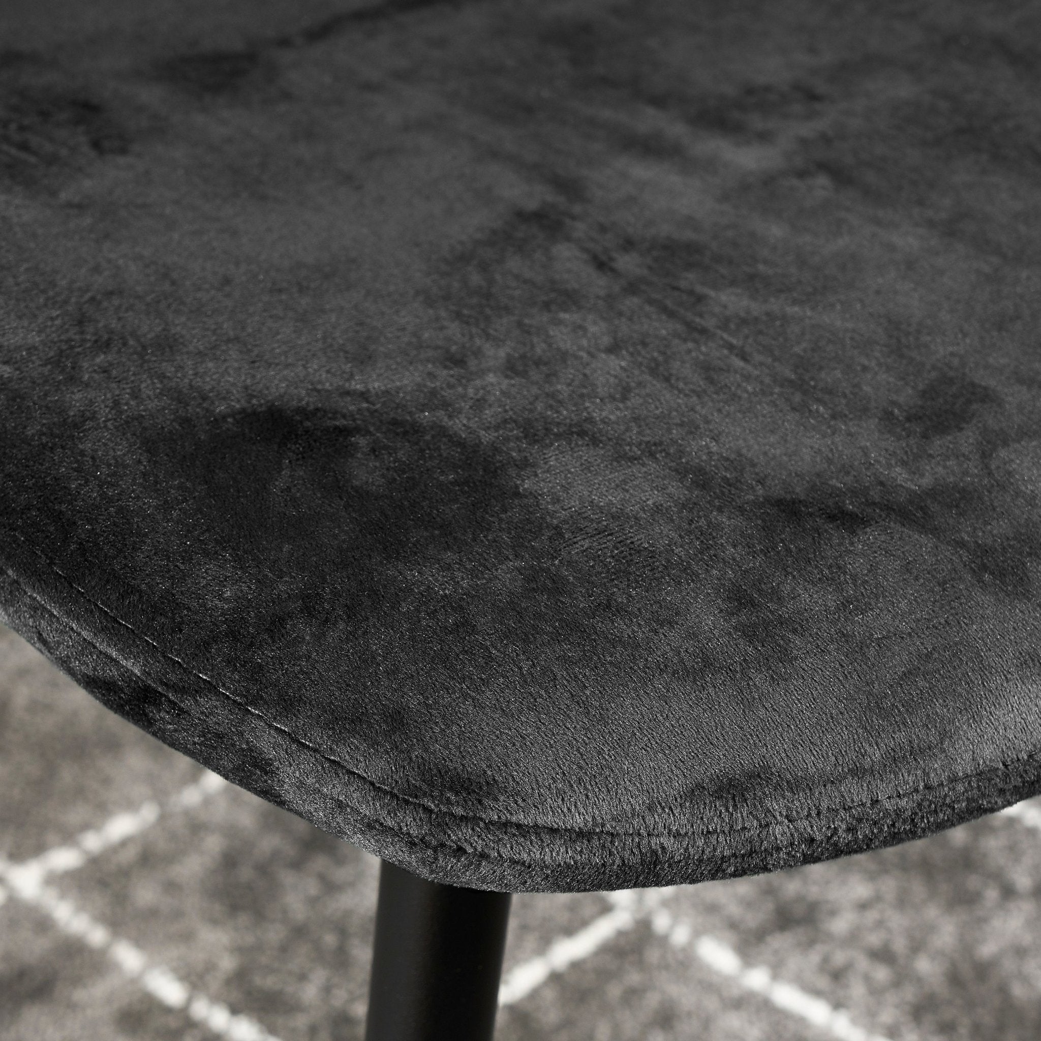 Ron Dining Chair - Grey Velvet Clearance