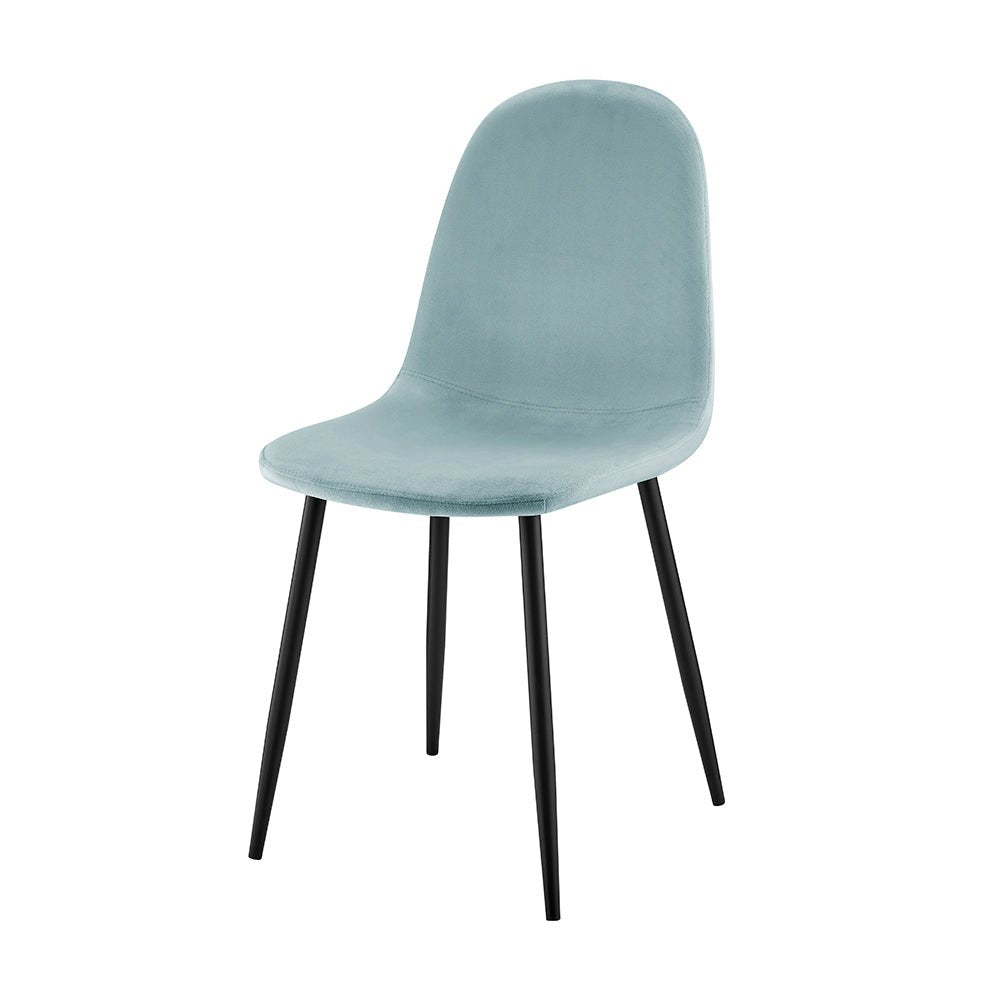 Ron Dining Chair - Velvet Blue Clearance