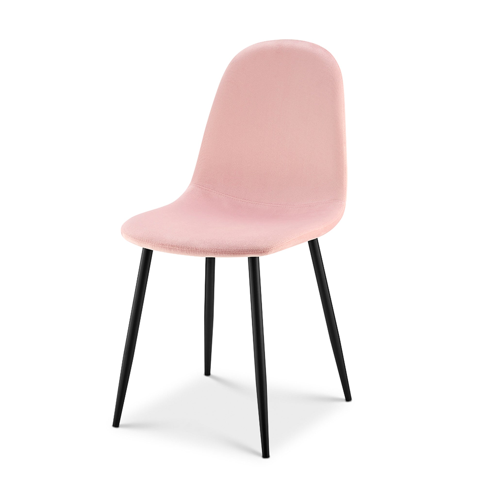 Ron Dining Chair - Velvet Pink Clearance