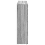 Room Divider Bookcase 3 - Tier Grey Sonoma 137.5x29x103.5 cm Engineered Wood - Bargainia.com - 