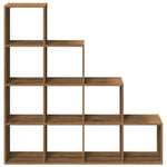 Room Divider Bookcase 4 - Tier Artisan Oak 131.5x29x131.5 cm Engineered Wood - Bargainia.com - 